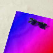 Kleurenhanddoek, vers, kleurrijk strandlaken (In situ)