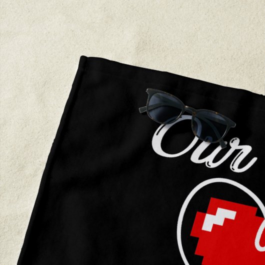 Kleurenhanddoek voor Valentijn Strandlaken (In situ)