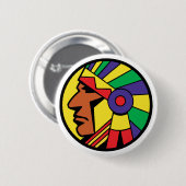 Kleurenhoofd Ronde Button 5,7 Cm (Voorkant /achterkant)