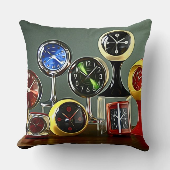 Kleurenhorloges Pijler Kussen (Voorkant)