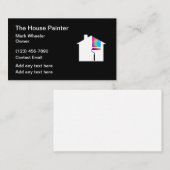 Kleurenhuis van het huis dat het Ontwerp van het L Visitekaartje (Voorkant / Achterkant)