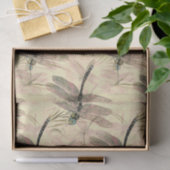 Kleurenillustratie van de libel tissuepapier (Geschenk)