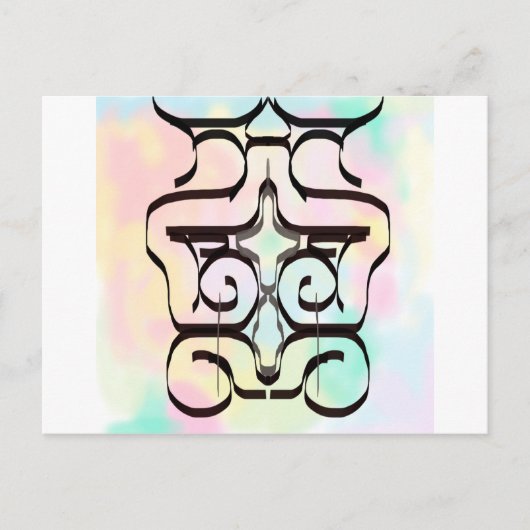 kleurenillustraties briefkaart (Voorkant)