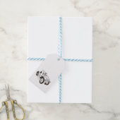 kleurenillustraties cadeaulabel (Met Touw)