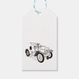 kleurenillustraties cadeaulabel