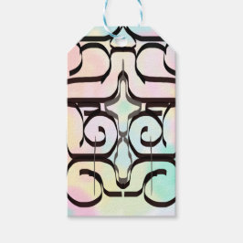 kleurenillustraties cadeaulabel