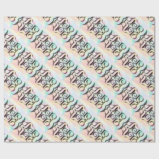 kleurenillustraties cadeaupapier (Vlak)