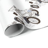 kleurenillustraties cadeaupapier (Rol Hoek)