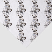 kleurenillustraties tissuepapier (Detail)