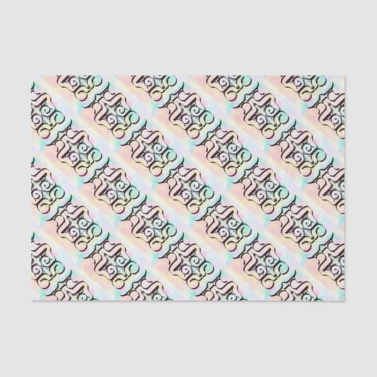 kleurenillustraties tissuepapier (Voorkant)