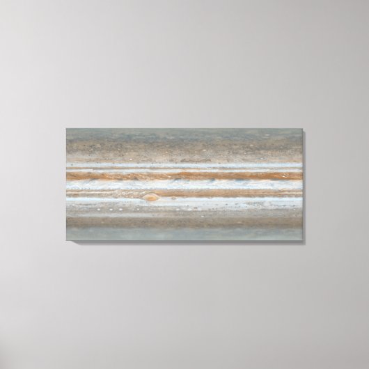 Kleurenkaart van Jupiter 2 Canvas Afdruk (Voorkant)