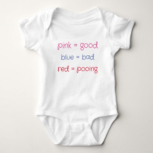Kleurenkaart voor baby's romper (Voorkant)