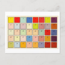  kleurenkaart voor het inkleuren van foto's Briefk