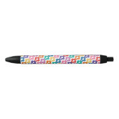 Kleurenketen Zwarte Inkt Pen (Voorkant)