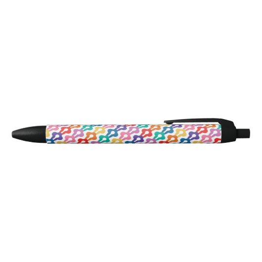 Kleurenketen Zwarte Inkt Pen (Bovenkant)