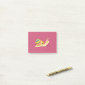 Kleurenkleur Natuur Dierkleurige ventilator Post-it® Notes (Op bureau)