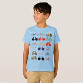 kleurenknijppatroon t-shirt (Voorkant volledig)