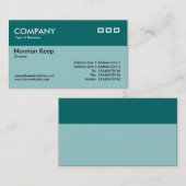 Kleurenkop - Groene tinten Visitekaartje (Voorkant / Achterkant)