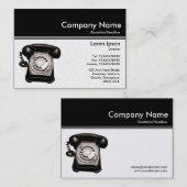 Kleurenkop III v2 - zwart - Hotline (platina) Visitekaartje (Voorkant / Achterkant)