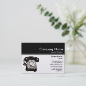 Kleurenkop III v2 - zwart - Hotline (platina) Visitekaartje (Staand voorkant)