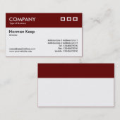 Kleurenkoptekst - Donkere lepel v2 Visitekaartje (Voorkant / Achterkant)