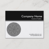 Kleurenkoptekst III v2 - zwart - op art Visitekaartje (Achterkant)