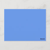 kleurenkornbloem blauw briefkaart (Achterkant)
