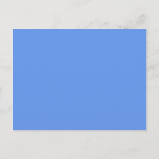 kleurenkornbloem blauw briefkaart (Voorkant)