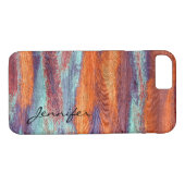 Kleurenkorreltextuur van Retro #2 Case-Mate iPhone Case (Achterkant (Horizontaal))