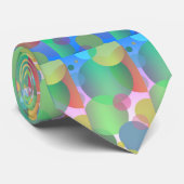 kleurenkravae stropdas (Opgerold)