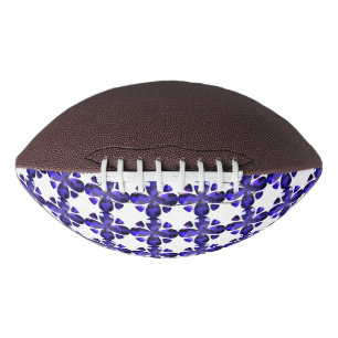 Kleurenkunst, blauw american football