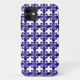 Kleurenkunst, blauw Case-Mate iPhone case