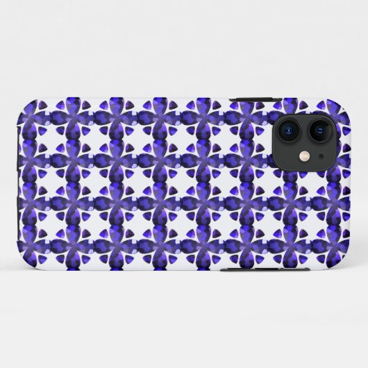 Kleurenkunst, blauw Case-Mate iPhone case (Achterkant (horizontaal))