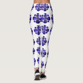 Kleurenkunst, blauw leggings (Achterkant)