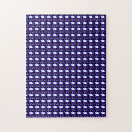 Kleurenkunst, blauw legpuzzel (Verticaal)