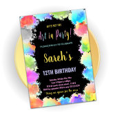 Kleurenkunst in feestelijke feestdagen kaart