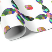 Kleurenkunst met peervorm cadeaupapier (Rol Hoek)