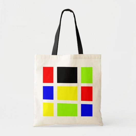 Kleurenkwadraten 01 tote bag (Voorkant)