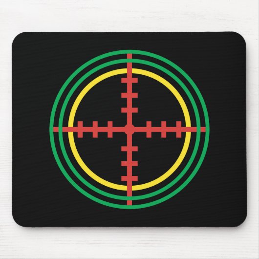 Kleurenlaserdoel Muismat (Voorkant)