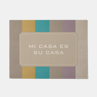 Kleurenleder Deurmat