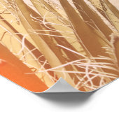 Kleurenlichte blaasblokken bij Joshua-structuur Poster (Hoek)