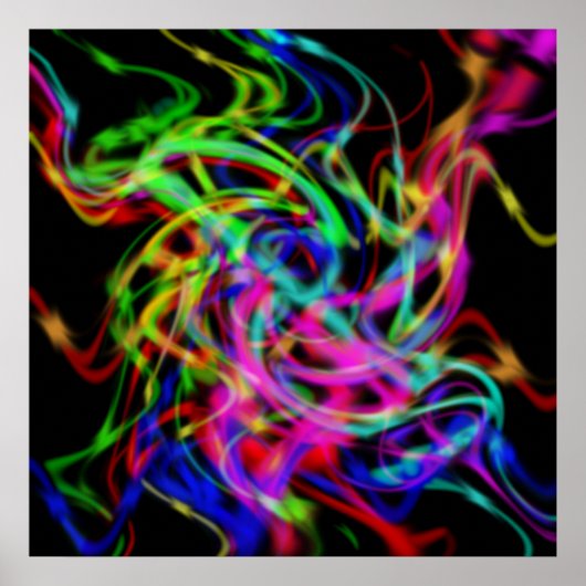 kleurenlichte show poster (Voorkant)