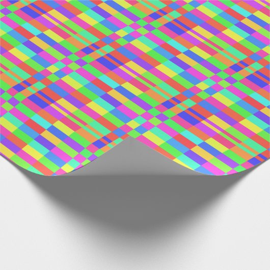 Kleurenlichten Cadeaupapier (Hoek)