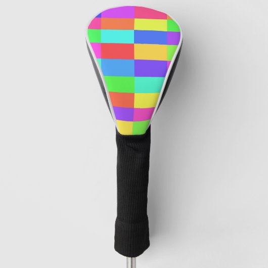 Kleurenlichten Golfheadcover (Voorkant)
