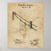 Kleurenlijn voor wasruimte, verflijn poster (Voorkant)