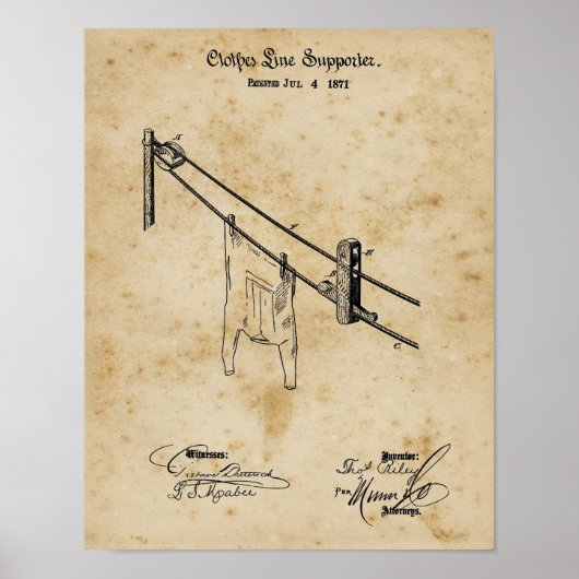 Kleurenlijn voor wasruimte, verflijn poster (Voorkant)