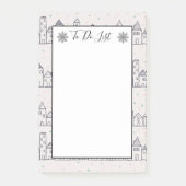 Kleurenlijstje met kerstkleuring op pagina post-it® notes (Voorkant)