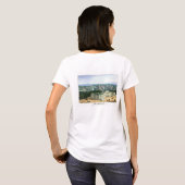 Kleurenlithograaf 1852 - Uitzicht van Washington T-shirt (Achterkant volledig)