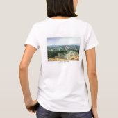 Kleurenlithograaf 1852 - Uitzicht van Washington T-shirt (Achterkant)
