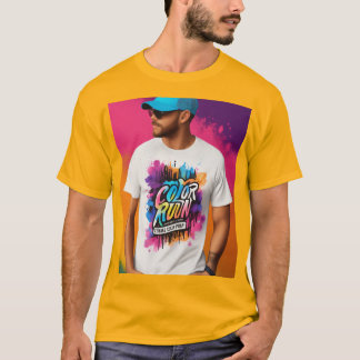 Kleurenloop-gebeurtenis. T-shirt